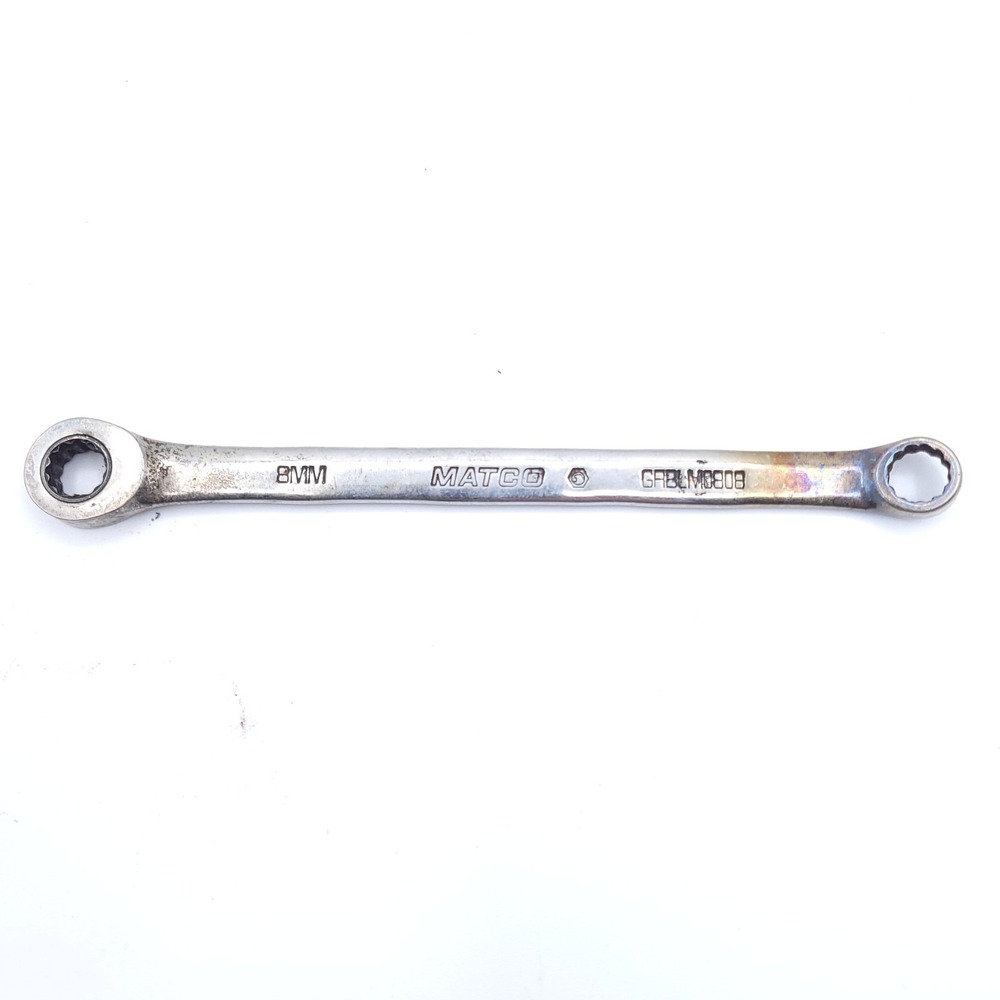 Matco Tools 8 mm Closed End 12 Point Ratchet Wrench USA Made GRBLM0808